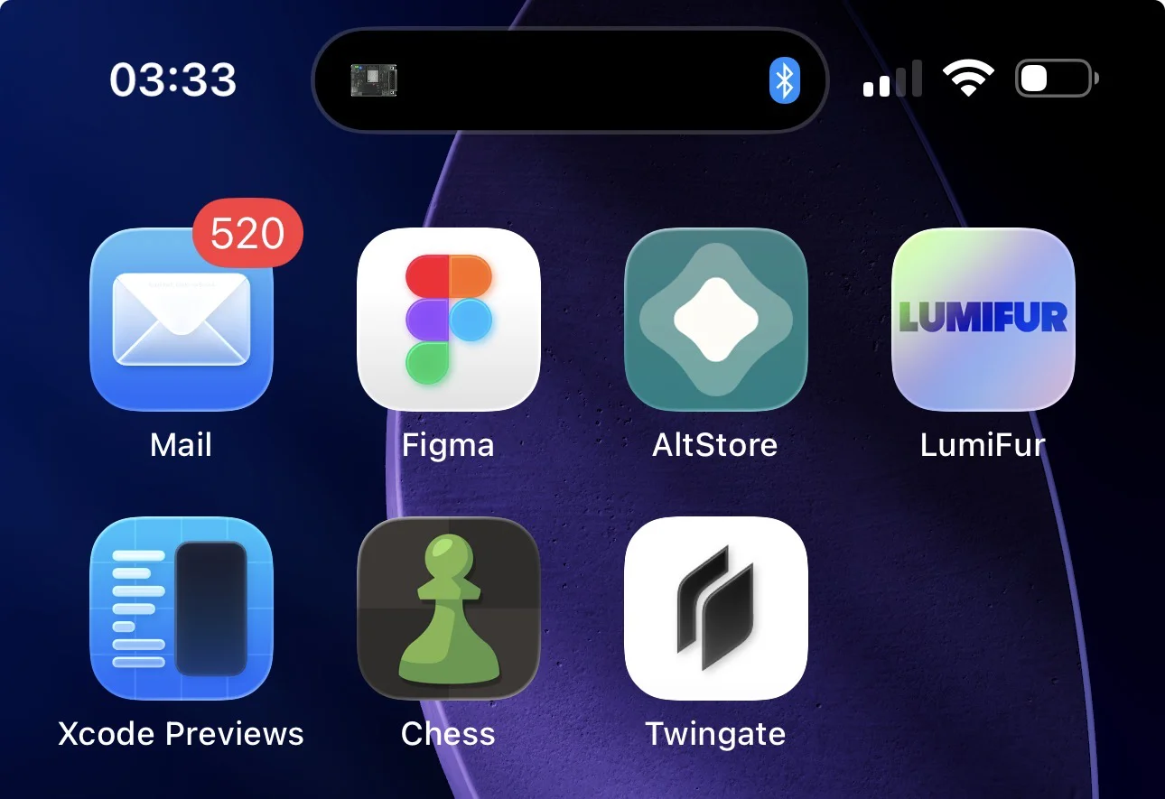 LumiFur Live Activity status card